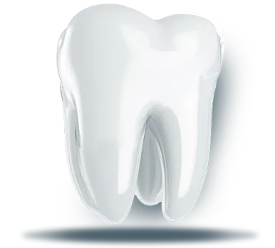 A ceramic dental crown, the kind milled in the practice.